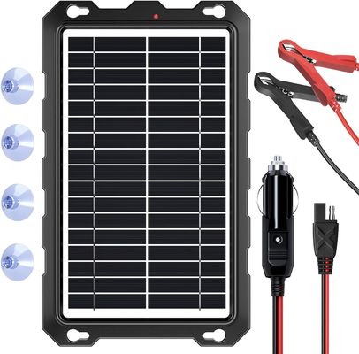 10W 12V सौर बैटरी ट्रिपल चार्जर पावर बैटरी रखरखाव समुद्री