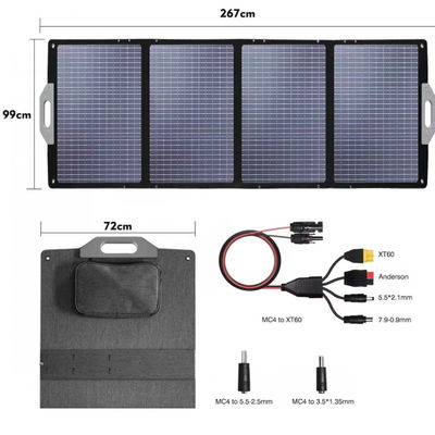 पोर्टेबल सोलर फोल्डिंग कंबल 400W IP67 पावर स्टेशन के लिए जलरोधक