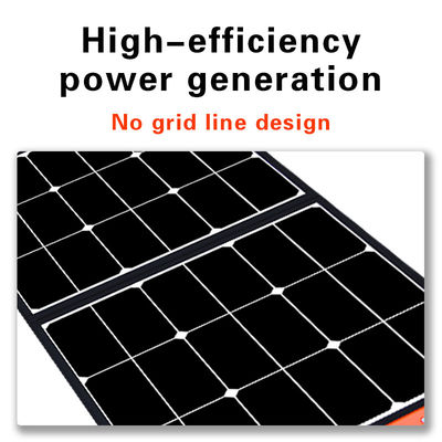 अभिनव प्रौद्योगिकी 100W आउटडोर रोमांच के लिए पोर्टेबल सौर पैनल