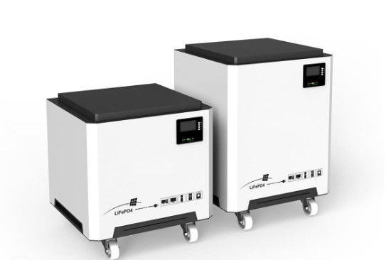 लाइफपीओ4 फेलिसिटी सोलर लिथियम बैटरी 51.2V 250Ah 10240Wh 12800Wh सफेद और काले रंग के साथ