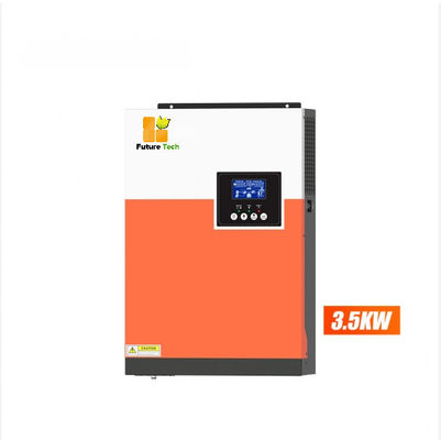होम ऑफ ग्रिड पॉलीक्रिस्टलीय सौर पैनल इन्वर्टर के साथ 5.5KW नारंगी के साथ