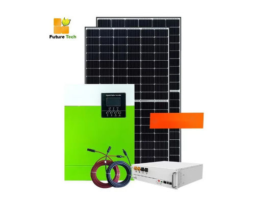 होम उपयोग 5.5KW ऑफ ग्रिड सौर प्रणाली 220/230V सौर इन्वर्टर हरे रंग के साथ