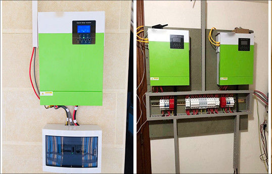 होम उपयोग 5.5KW ऑफ ग्रिड सौर प्रणाली 220/230V सौर इन्वर्टर हरे रंग के साथ