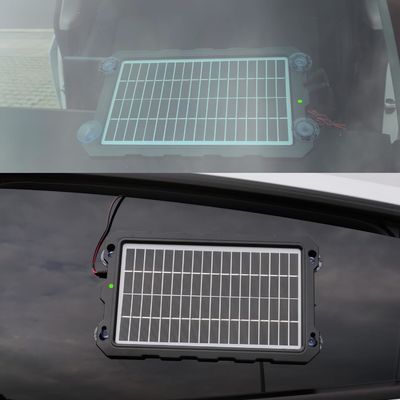 10W 12V सौर बैटरी ट्रिपल चार्जर पावर बैटरी रखरखाव समुद्री