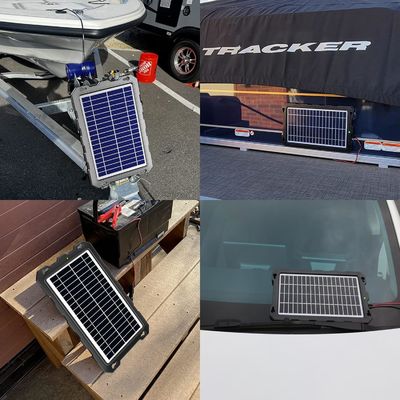10W 12V सौर बैटरी ट्रिपल चार्जर पावर बैटरी रखरखाव समुद्री