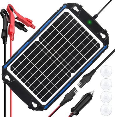 12W 12V सौर पैनल ट्रिपल चार्जर सौर ऊर्जा संचालित बैटरी रखरखाव MPPT