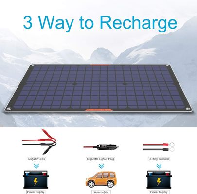 ट्रिकल मोटरहोम सोलर बैटरी चार्जर पैक 30W 12V