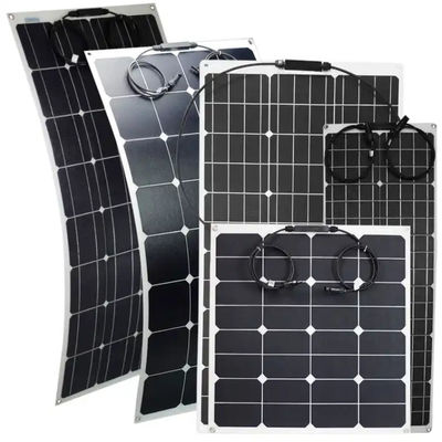 कार होम बोट के लिए बहुक्रियाशील पीवी लचीला सौर पैनल 12V 24V 110W