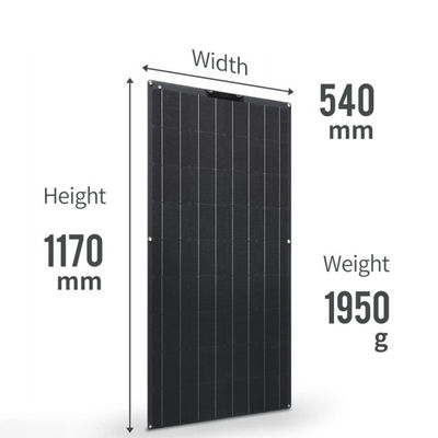 ऑफ ग्रिड लचीला सौर पैनल किट 150w 18V