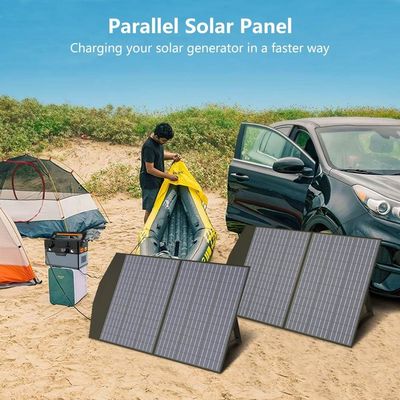 पोर्टेबल सोलर पैनल फोल्डिंग सोलर पैनल मॉड्यूल 100W अल्ट्रालाइट बैकपैकिंग