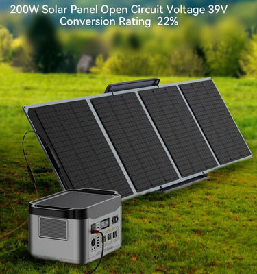 वाणिज्यिक 36V 160w फोल्डिंग सोलर पैनल सिस्टम MC4 पावर स्टेशन RV ऑफ ग्रिड के लिए