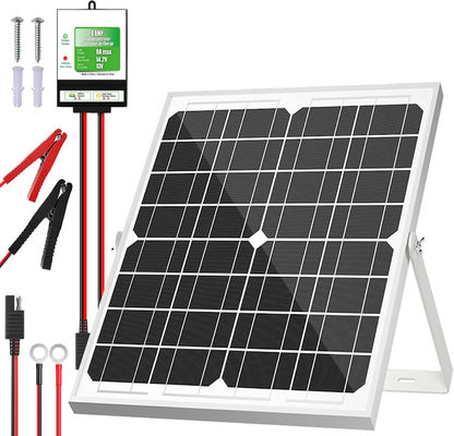 20W 12V सोलर पैनल बैटरी चार्जर मोटरसाइकिल ऑटोमोटिव के लिए ट्रिपल रखरखाव