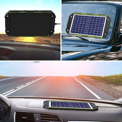 10W 12V वाटरप्रूफ सोलर बैटरी चार्जर कार नाव समुद्री RV के लिए रखरखाव