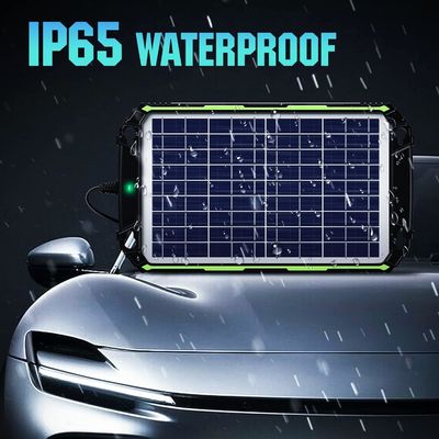 10W 12V वाटरप्रूफ सोलर बैटरी चार्जर कार नाव समुद्री RV के लिए रखरखाव