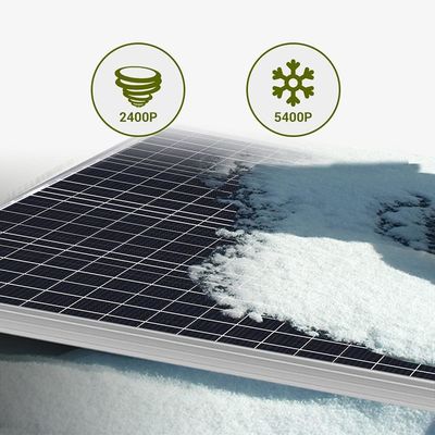 100W 12V 9BB फोटोवोल्टिक बालकनी आर.वी. कारों के लिए सौर पैनल समुद्री नाव
