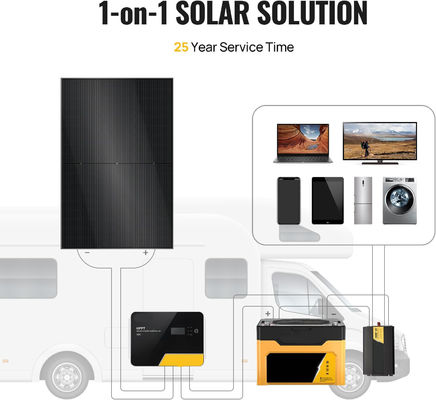 400W 10BB हल्के कठोर सौर पैनल मोनो सौर मॉड्यूल OEM