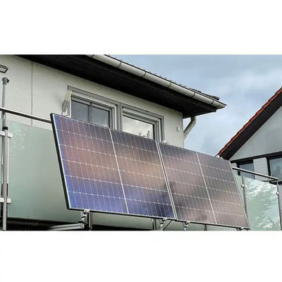 ग्रिड पर 600W बालकनी सौर पैनल मोनोक्रिस्टलाइन पीवी मॉड्यूल प्रणाली