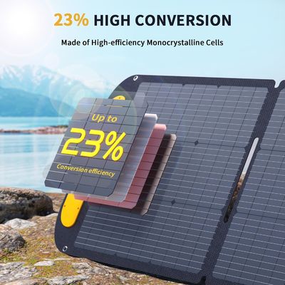पोर्टेबल हाइब्रिड मोनो सोलर पैनल 110W 19V IP67 वाटरप्रूफ