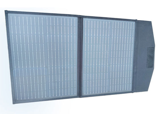 FT160 पोर्टेबल फ्लेक्सिबल सोलर सेल चार्जर सिस्टम 160W 18V काले ABS के साथ