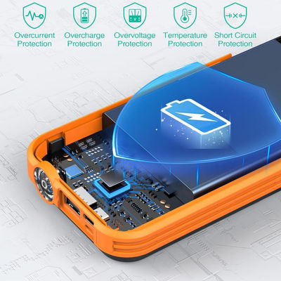 एफएम रेडियो के साथ वायरलेस पोर्टेबल सौर चार्जर पावर बैंक 20000mAh