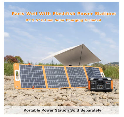 18V 100W फोल्डेबल सोलर कंबल पैनल चार्जर डीसी आउटपुट के साथ अनुकूलित