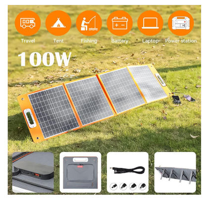 18V 100W फोल्डेबल सोलर कंबल पैनल चार्जर डीसी आउटपुट के साथ अनुकूलित