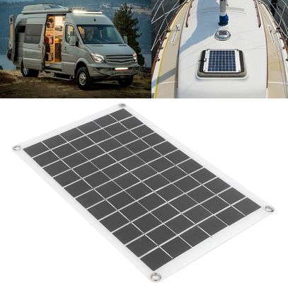 हल्के पोर्टेबल सौर पैनल मोनोक्रिस्टलीय सेल 100W 12/24V यूएसबी आउटपुट