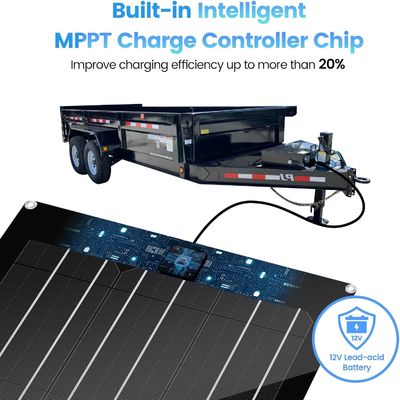 ट्रिकल सौर कार बैटरी रखरखाव चार्जर RV के लिए 15W 12V
