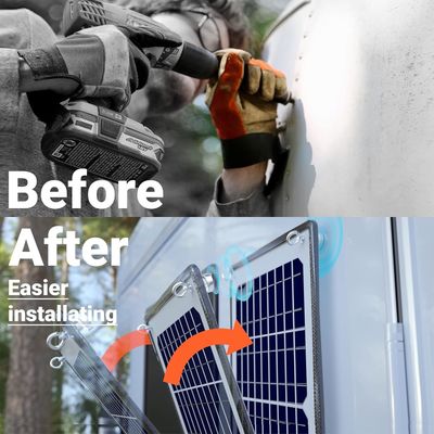 10W 12V चुंबकीय सौर बैटरी चार्जर ट्रिकल रखरखाव पानी प्रतिरोधी नाव के लिए