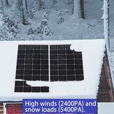 12V 24V मोनो पीवी कठोर सौर पैनल मॉड्यूल 300W 150W पावर