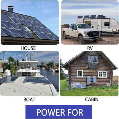 12V 24V मोनो पीवी कठोर सौर पैनल मॉड्यूल 300W 150W पावर